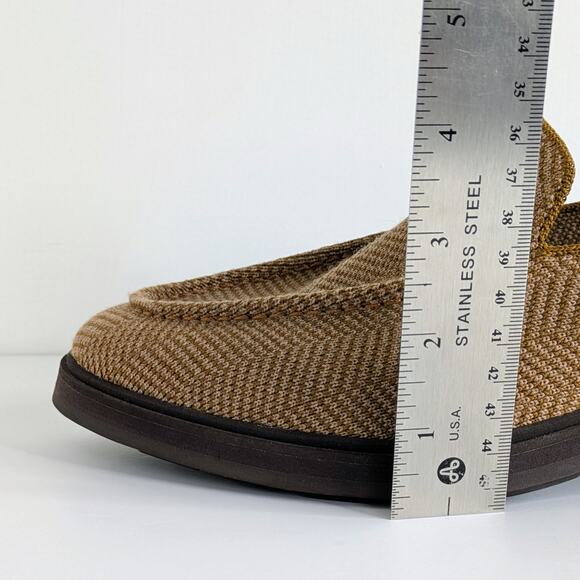 Rothy's Lug Loafer 11.5 Teak Herringbone Washable Recycled Platform - Picture 13 of 15